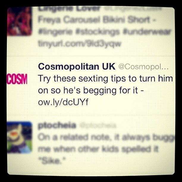 Cosmopolitan Twitter